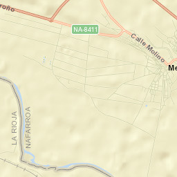 Mendavia Street Map
