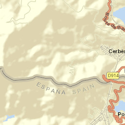 Portbou Street Map