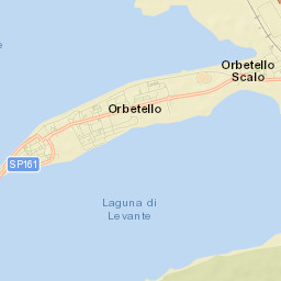 Orbetello Street Map