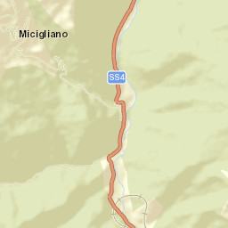 Micigliano Street Map