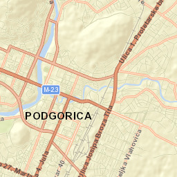 Podgorica Street Map