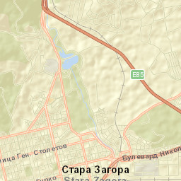 Stara Zagora Street Map