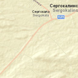 Sergokala Street Map
