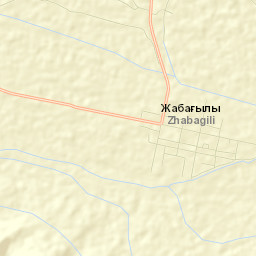 Zhabagly Street Map
