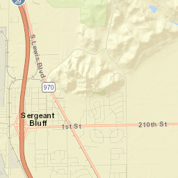 South Lewis Boulevard, Sergeant Bluff, IA  Street Map