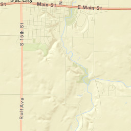 Sac City Street Map