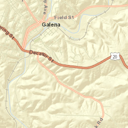 1975-2133 N Blackjack Rd Galena IL Street Map