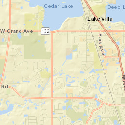 Lake Villa Street Map