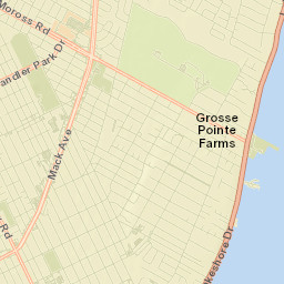 Grosse Pointe Farms Street Map