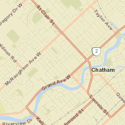 Chatham-Kent Street Map