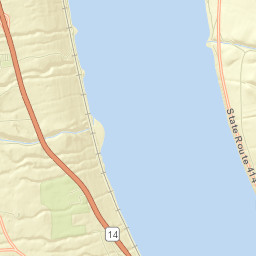 Schuyler County Street Map