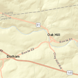 Durham Street Map