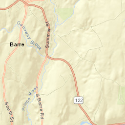 Barre Street Map