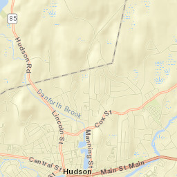 Hudson Street Map