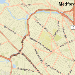 Medford Street Map