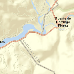 Puente de Domingo Flórez Street Map