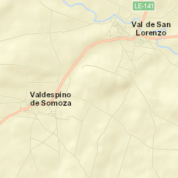 Val de San Lorenzo Street Map