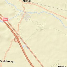 Riego de la Vega Street Map