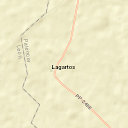 Lagartos Street Map