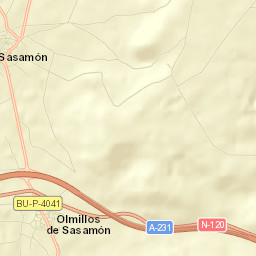 Sasamón Street Map
