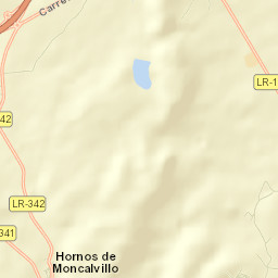 Hornos de Moncalvillo Street Map
