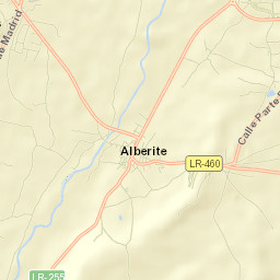 Alberite Street Map