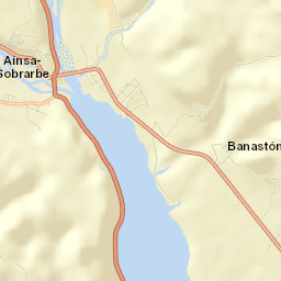 Aínsa Street Map