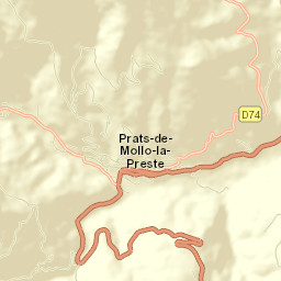 Prats de Molló Street Map