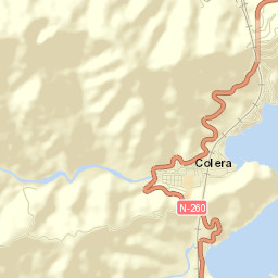 Colera Street Map