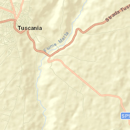 Tuscania Street Map
