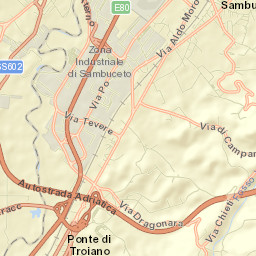 Sambuceto Street Map