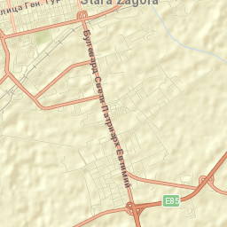 Obshtina Stara Zagora Street Map