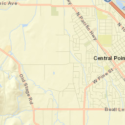 Central Point Street Map