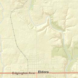 Eldora Street Map
