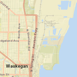 Waukegan Street Map