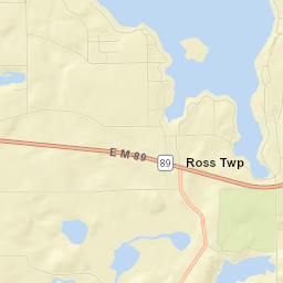 South Gull Lake Street Map