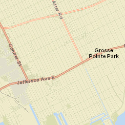 Grosse Pointe Park Street Map