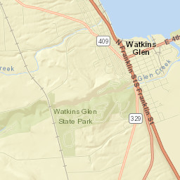 Watkins Glen Street Map