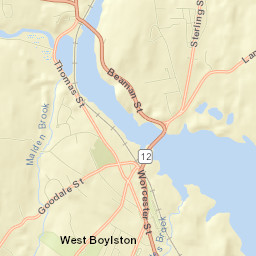West Boylston Street Map