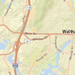 Waltham Street Map