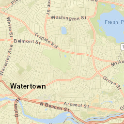 Watertown Street Map
