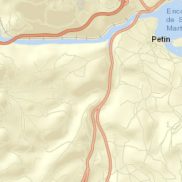 Petín Street Map