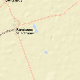 Bercianos del Páramo Street Map