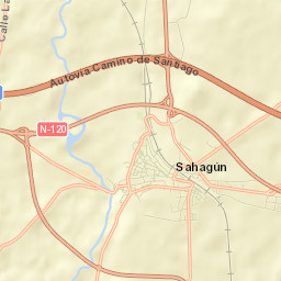Sahagún Street Map