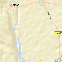 Falces Street Map