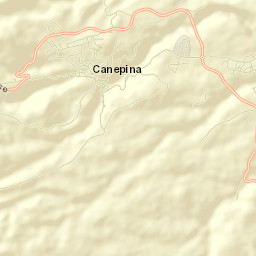 Canepina Street Map