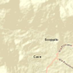Scoppito Street Map