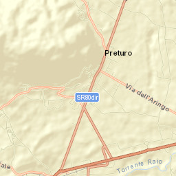 Preturo Street Map