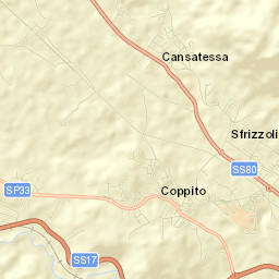 Coppito Street Map