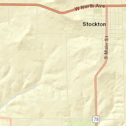 10074-10098 E Golf Rd Stockton IL Street Map